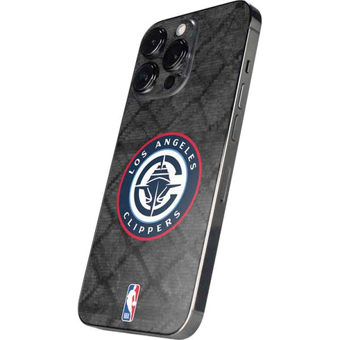 NBA Los Angeles Clippers Black Rust iPhone 14 Pro Skin